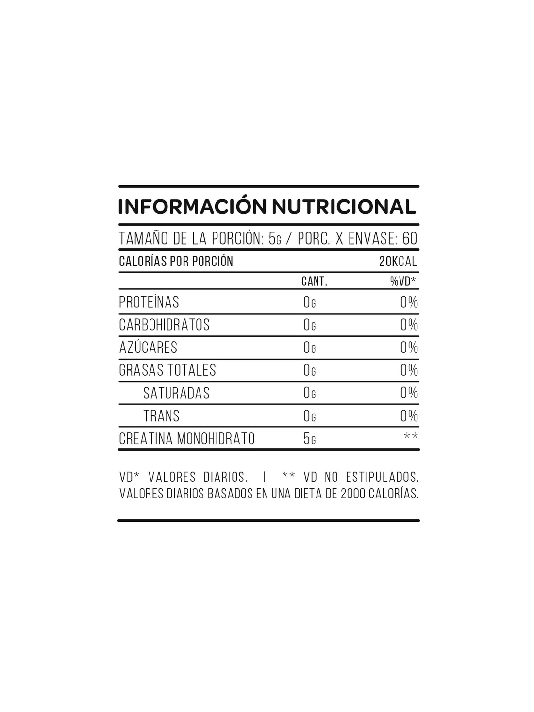 Creatina Monohidrato 300g Star Nutrition - Imagen 3