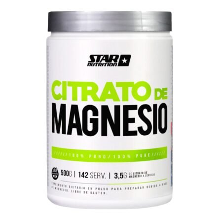 Citrato de Magnesio, 500gr - Star Nutrition