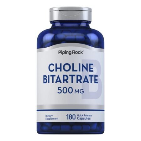 Colina 500 mg, 180 Cápsulas - Piping Rock