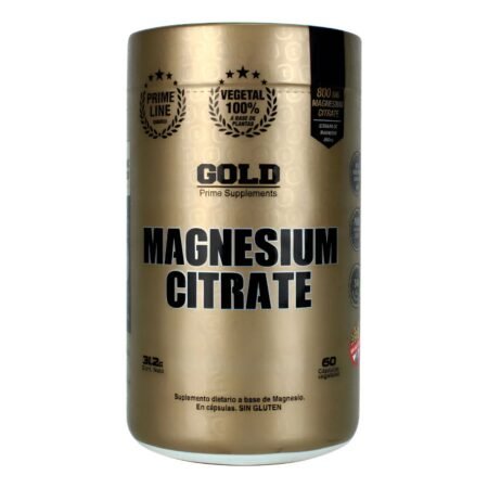 Citrato de Magnesio, 60 Capsulas - Gold Nutrition