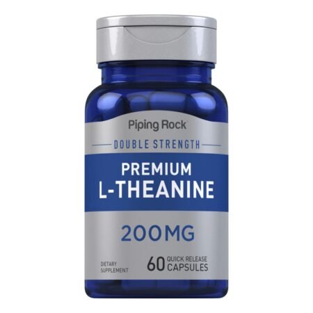 L-Teanina, 200 mg, 60 Cápsulas