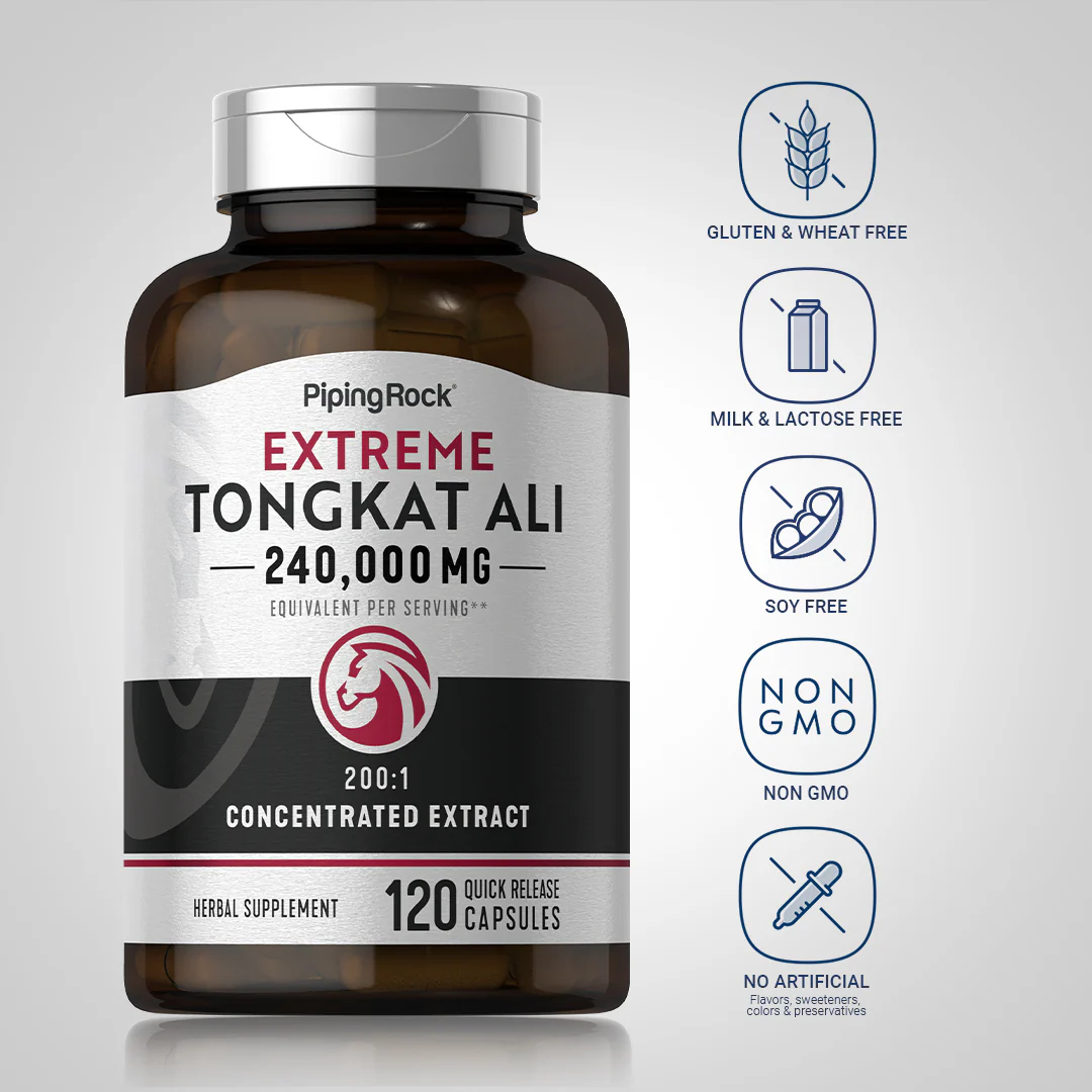 Tongkat Ali Longjack Extreme, 1200mg, 120 Cápsulas - Imagen 2