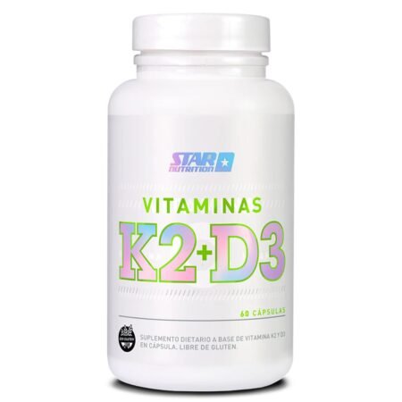 Vitaminas K2 + D3, 60 Capsulas - Star Nutrition